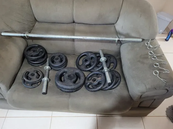Anilhas Musculação 