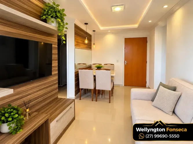 alugamos apartamento Mobiliado em Colina de Laranjeiras 2 quartos 1 vaga lazer completo