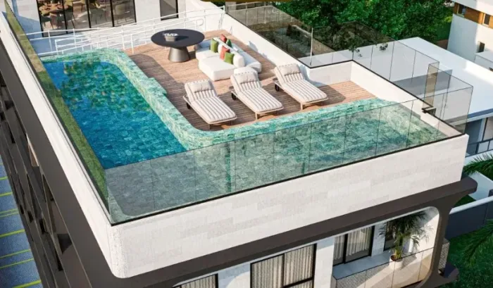 FLAT COMPLETO EM INTERMARES A 150M DA PRAIA