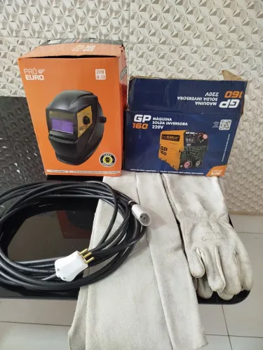 Máquina solda inversora gp 160 220v