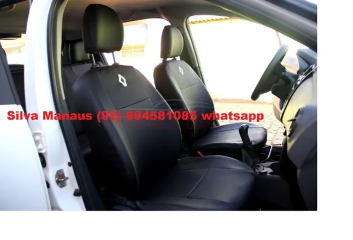 Capa banco Couro Corvin sob medida Clio Logan Sandero Stepway impermeável não passa agua