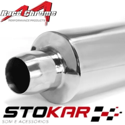 Abafador Race Chrome Universal 300mm 2 ½ - 2