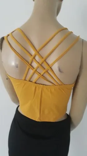 Blusa Cropped Feminino
