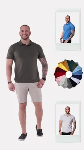 Polos 100% Algodão