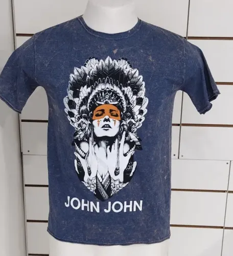 Camisa John John azul 