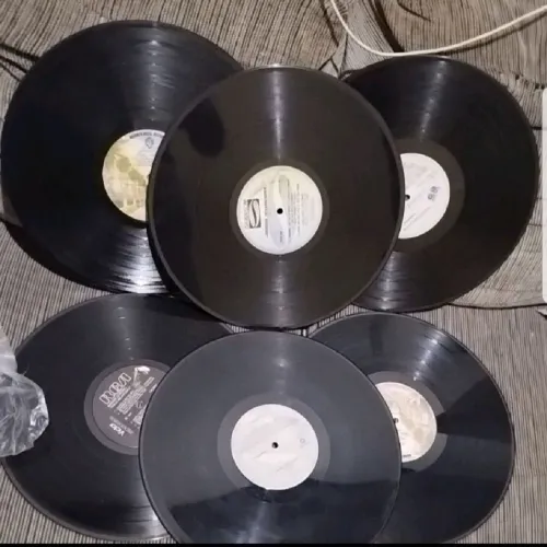 Lotes de Vinil para decoração e artesanato, com 100 discos