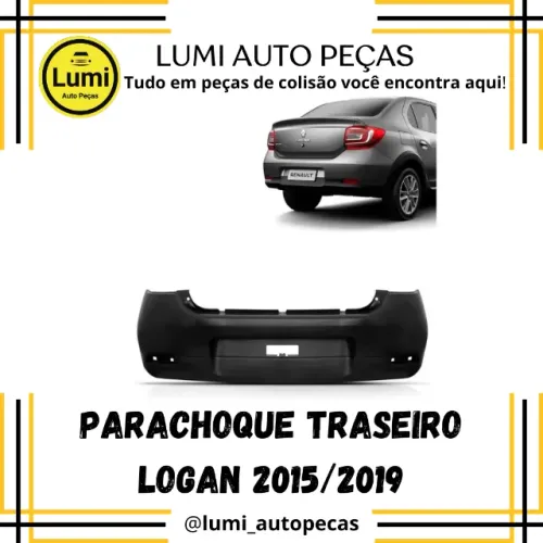 Parachoque Traseiro Logan 2015/2022 - NOVO 