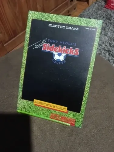 Tony meola Sidekicks Manual Usa Original Snes