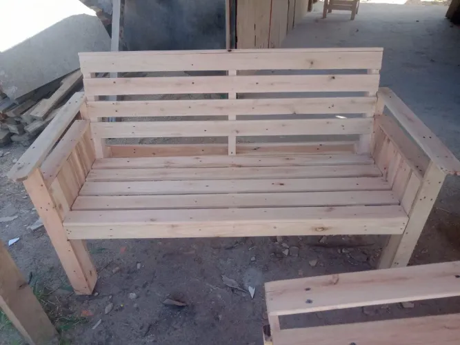 Banco de pallet