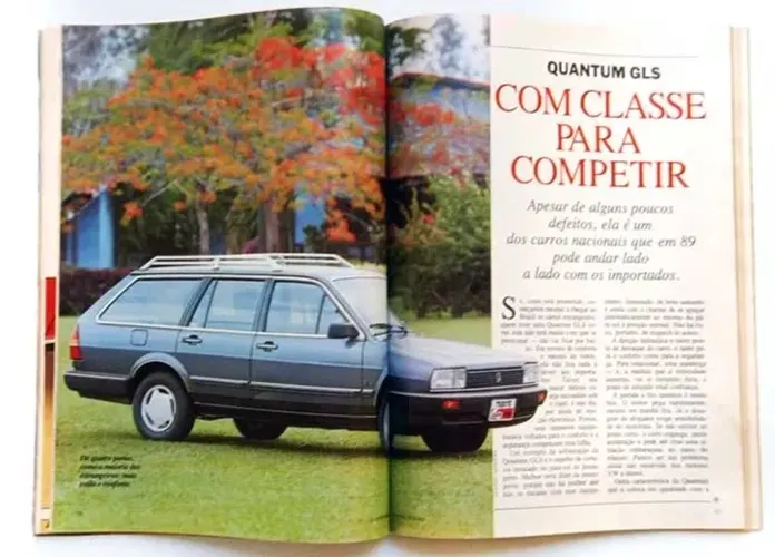 VW Quantum GLS 1989 - Revista Quatro Rodas