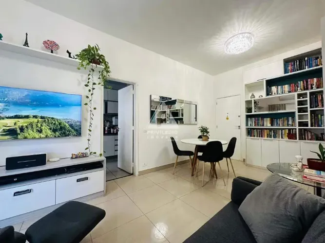 Apartamento 77m², 2 Dormitórios (1 Suíte) Frente  Maracanã, RJ, mobiliado