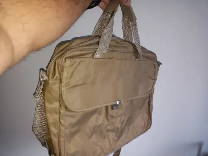 pasta bolsa executiva cor :bege para trabalho e negócios