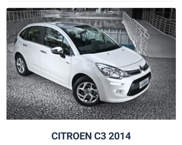 SUCATA RETIRA DE PAÇAS CITROEN C3 2014