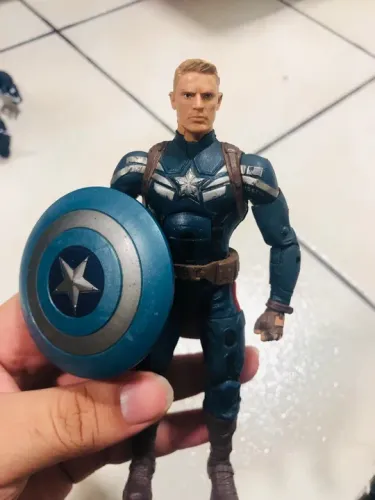 Boneco capitão América marvel Legends 
