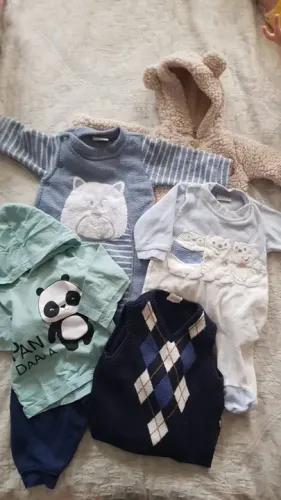 Lote com roupa de frio - 6 peças
