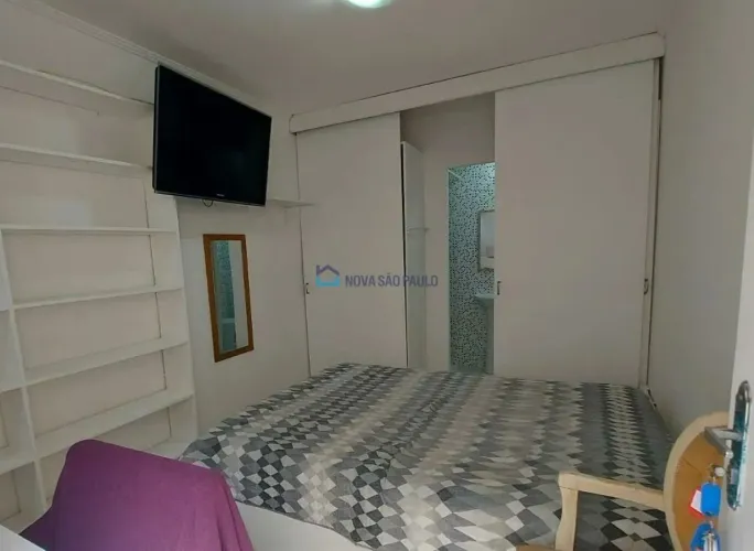 Casa à venda em Mirandópolis com 6 kitnets individuais, mobiliadas para locação.