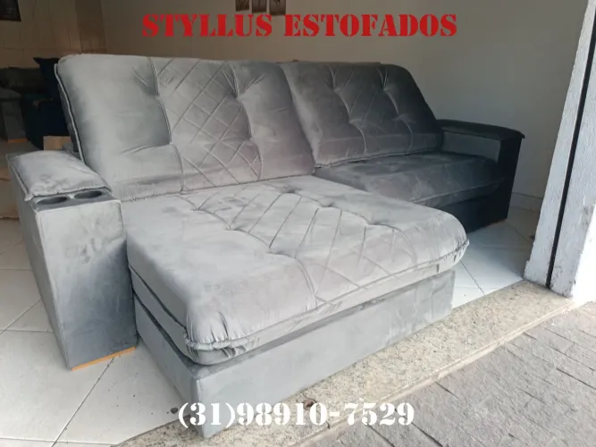 Sofá Retrátil de luxo - Novo