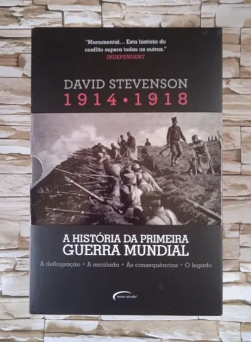 A História da Primeira Guerra Mundial - Box( 4 Volumes), de David Stevenson.