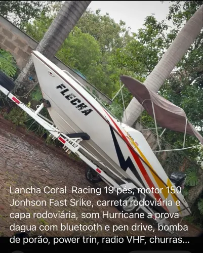 Lancha Coral 19 pés
