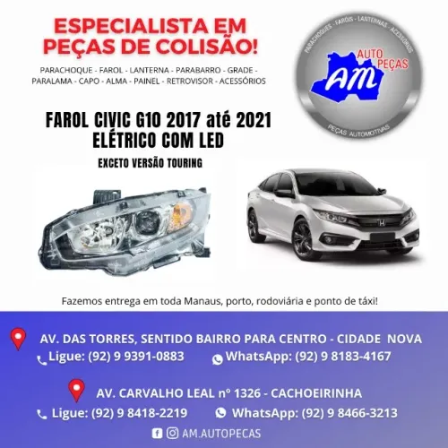 farol civic G10 