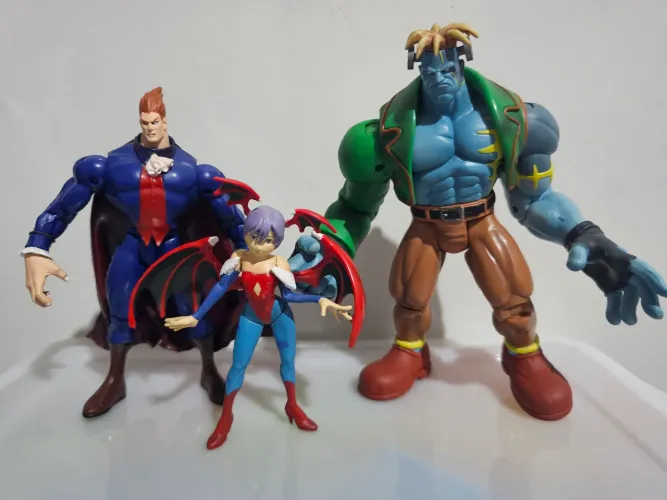 Darkstalkers 3 Figures - Dimitri, Lilit, Victor e Ghost Professor
