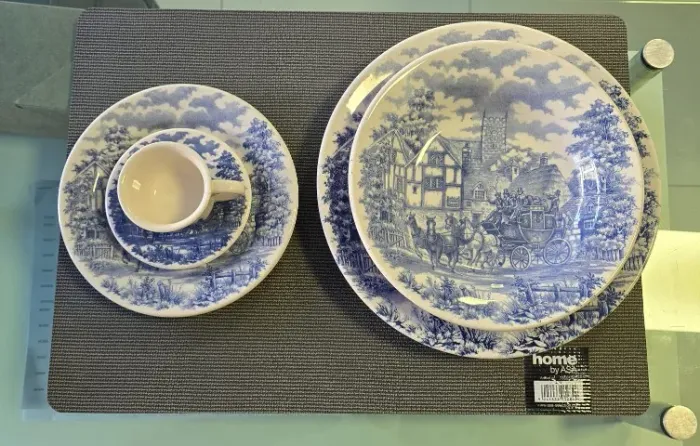 Aparelho de Jantar Porcelana Branca Oxford Biona