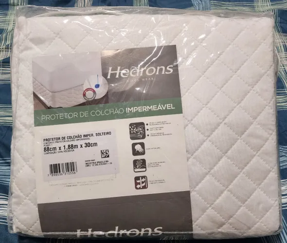 Protetor Impermeável para Colchão Solteiro - Hedrons Home Wear