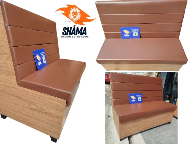 Sofá Booth em MDF- Novo