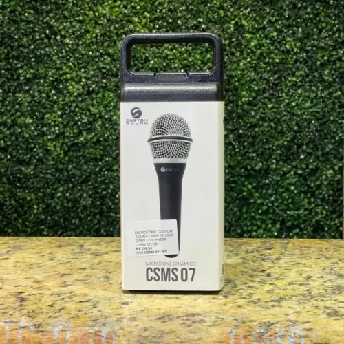 Microfone com Fio Custom Sound CSMS 07