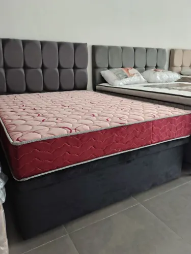 CAMA BOX CASAL BASE+ COLCHÃO MOLAS ENSACADAS 