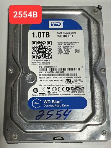 Placa Hd 1 Tb Wd10ezex-00bn5a0 - Cod. 2554b