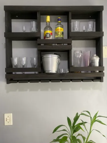 Bar suspenso de parede completo 