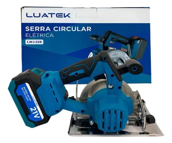 Serra Circular Portátil 21V Luatek Modelo LWJ-229
