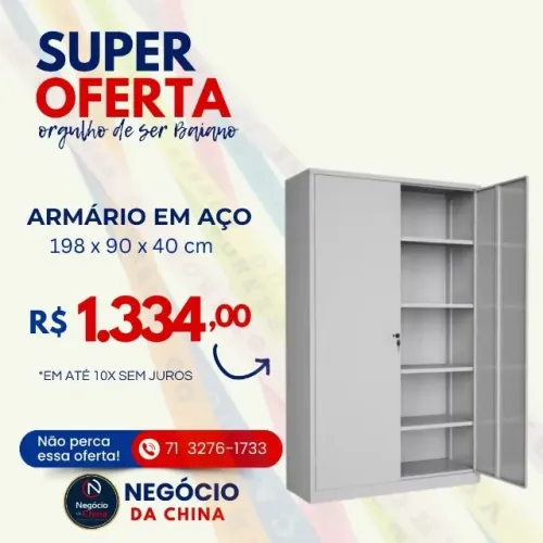 Armário de Aço 1.98m de altura