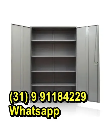 Armário de aço 1,98x1,20x40 Novo com chave Frete Grátis para BH