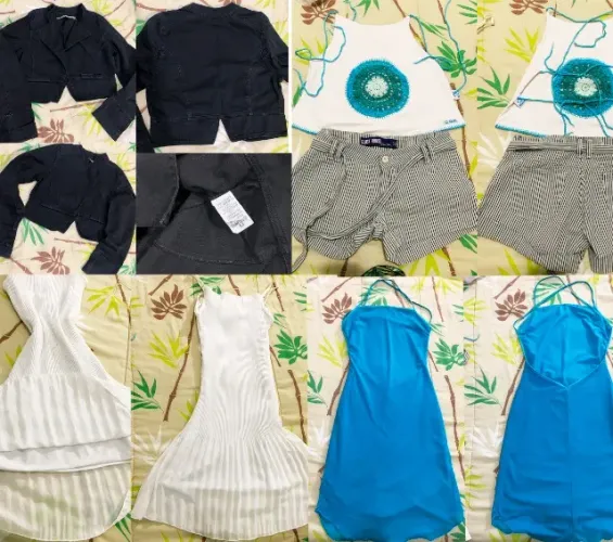 Desapego de vestidos, short, blusa e jaqueta