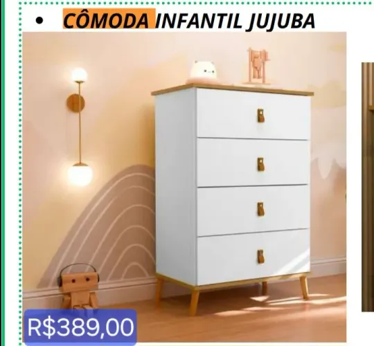 Cômoda Infantil jujuba nova (leia a descrição)