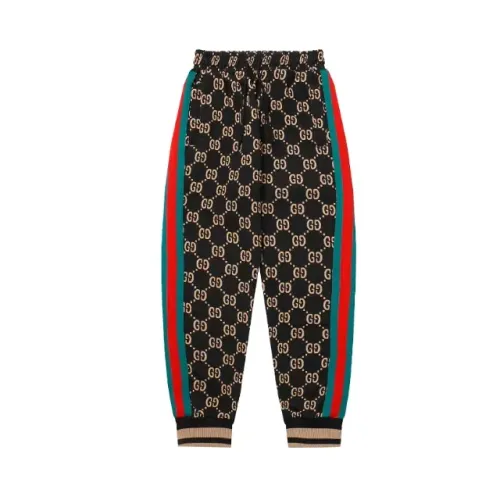 Calça Gucci Jacquard Preto High Quality 