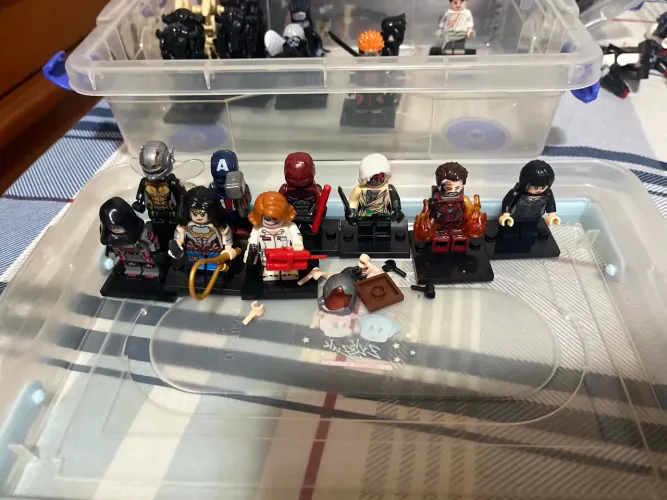 Kit Marvel + DC - Mini Figures estilo LEGO ?