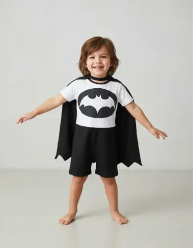 fantasia infantil do batman com capa