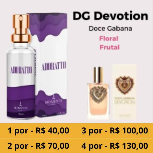 Perfume Feminino ADORATTO Moments Paris - 15 ml