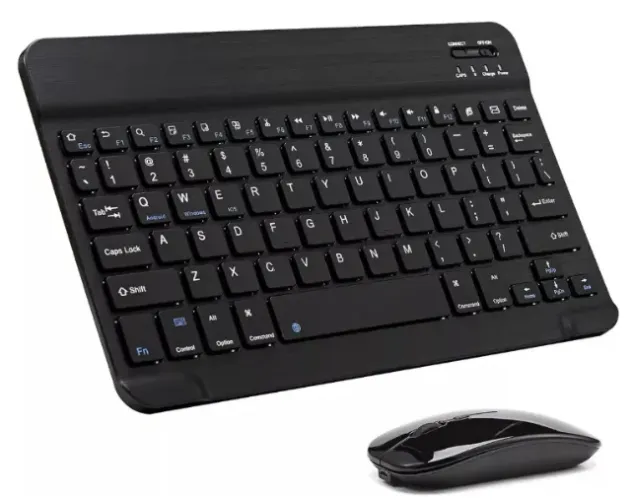Kit Teclado e Mouse Sem Fio Bluetooth Recarregável Knup KP-TE127
