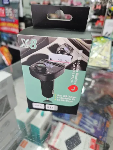 Transmissor FM Bluetooth MP3 Player Carregador Duplo USB