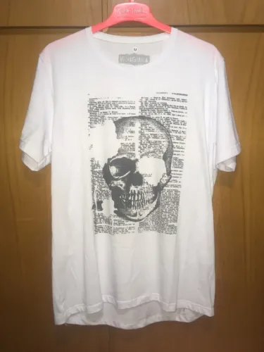 Camiseta Caveira Vintage - Nunca usada