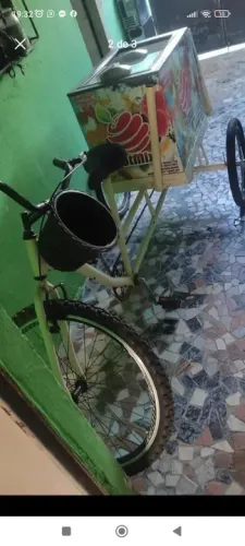 Triciclo Com bancada comércio ambulante novo!!!!