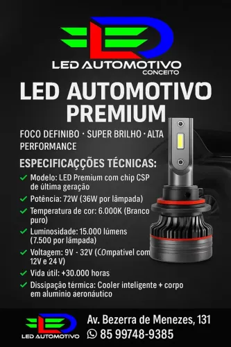 LED Automotivo Premium - Super Brilho e Alta Performance