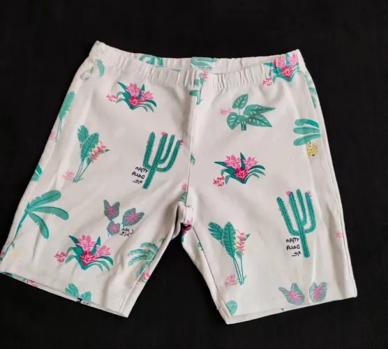 Shorts Infantil com Estampa Tropical