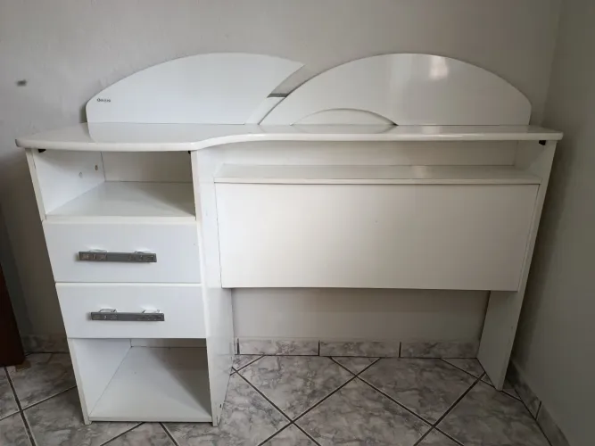 Cabeceira de solteiro com duas gavetas
