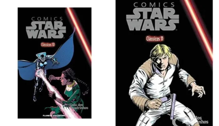 HQ Star Wars vol 10 e 11 lacrados Coleção Deagostine 