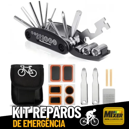 Kit Ferramentas e Reparos Bike Multiuso Portátil _ ES27